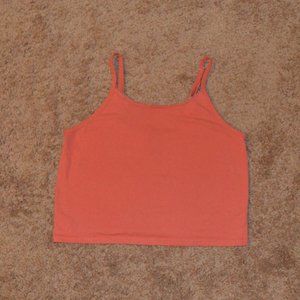 Peach Crop Top